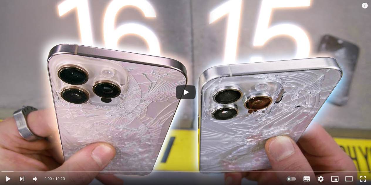 iPhone 16 droptest